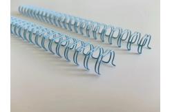 China Gold / Coloured 6.4-44mm Double Loop Wire Binding For Journals supplier