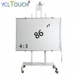 Large Interactive Electronic Whiteboard 86 Inch Infrared 20 Points Touch Screen for sale