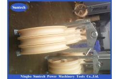 China CE ISO SHDN ACSR Transmission Line Stringing Pulley Conductor Stringing Blocks supplier