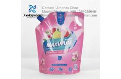 China Convenient Bag Laundry Detergent Spout Pouch Liquid Hand Soap Refill Pouch supplier