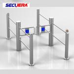 RFID Control Wide Channel Security Turnstile Gate Automatic Swing LED Indicator Function