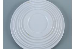 China Unbreakable Plain White Plastic Melamine Buffet Dinner Plates supplier