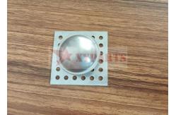 China 50X50mm Galvanized Perforated Base Insulation Hanger Pin With Self-Locking Washer supplier