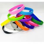 Customized Silicone Wristbands for Promoting Business Events Length 20cm-25cm