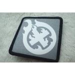 Custom Silver Reflective Screen Printing Label , Soft TPU Patch For Garment