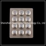 Embedded Installation Metal Numeric Keypad For Bank Security Door for sale