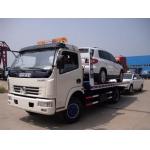 Professional Special Purpose Trucks / Flatbed Wrecker Truck 4x2 Driving Mode for sale