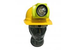 China 20000lux 6800mah Safety Mining Lamp , GLC-6S IP68 LED Miner Helmet Lamp supplier