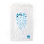 LDPE 8lb 10lb Disposable Ice Cube Bags Custom Size With Drawstring for sale