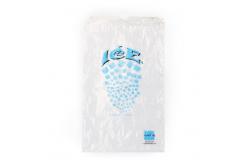 China LDPE 8lb 10lb Disposable Ice Cube Bags Custom Size With Drawstring supplier