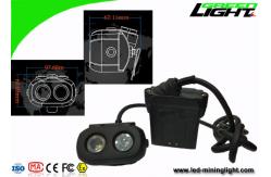 China Antistatic LED Mining Cap Lamp 15000lux Brightness With Tracking Technology supplier