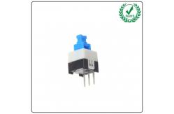 China 7x7 Single Row Three Pins Self Lock Push Button ROHS Approved supplier