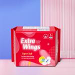 Feminine Hygiene Products Women Extra Long Organic Cotton Menstrual Pads 350mm Overnight sanitary napkins for sale