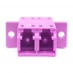 OM4 Apc Fiber Connector Multimode Duplex Adapter Network With Flange