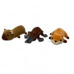24cm 9.45in Fox Shaped Plush Pillow Cushion Durable Huggable for sale