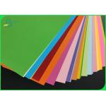 Good Color Stability Material Bristol Paper 180g / 300g Green Yellow for sale