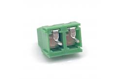 China HQ127V-5.0/5.08mm Pcb Screw Terminal Block 2 Poles Square Electric supplier