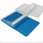 PVC Dry Erase Whiteboard Pen Holders Transparent Blue Yellow White ODM
