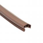 12*6mm Anti Collision PVC Rubber Strip Wooden Door Seal Strip P1809 for sale