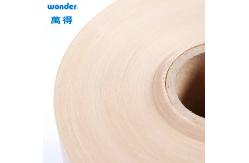 China Liner Water Activated Brown Kraft Paper Tape 1200mm Width For Boxes supplier