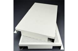 China 600x1200 Aluminum Metal Ceiling Acoustic Perforated Hook On Ceiling Panel supplier