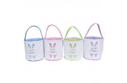 China Diy Printable Sublimation Easter Basket Personalized Easter Bunny Sublimation Bags supplier