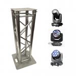 Round Square Aluminum Alloy DJ Lighting Truss Stand Custom For Concerts for sale
