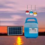 FCC Painted Matte Blue Solar Hen House Lighting Kit With 5 Meter Cable