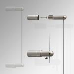 Aluminum Multi-Functional Wall-To-Wall Cable Display Wire Hanging System With Rails For Art Paintings And Frames for sale