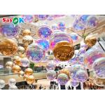 Gold And Silver 2.5m Waterproof Inflatable Mirror Ball For Party for sale