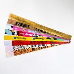 Shiny Colorful Glitter Holographic Party Wristbands with Personalized Logo in Plastic Material for sale
