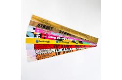 China Eye-Catching Glitter Holographic Party Wristbands with Personalized Logo supplier