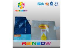 China Laminated Layer Material Recycled Liquid Spout Bags With Zipper For Baby Food supplier