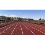 Colourful Running Track Flooring Synthetic Tartan Track Flooring Mat