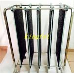 PCB Board Turnover Vehicle SMT Board Transfer Cart Handling Trolley for sale