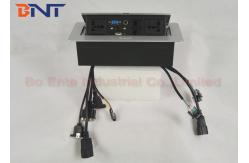China Popular Office Desk Pop Up Sockets , Desk Hidden Socket with Universal Outlets supplier