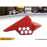 1850g Red Valve Lock Out Ce Certificated  Power-Coated Steel Material for sale