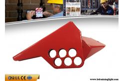 China 1850g Red Valve Lock Out Ce Certificated  Power-Coated Steel Material supplier