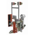 Fixture System  Injection Robot Arm White And Blue