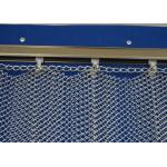 1.2mm 6*6 Mm Hole Metal Mesh Drapery Anodic Oxidation