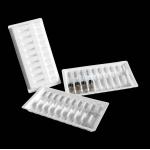 10ml Drug Bottle APET White Plastic Blister Packaging Vial Holder Tray for sale