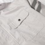 Windproof Cooling Fan Jacket Turn Down Collar Ac Motorcycle Jacket