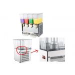 9L×4 Gear Beverage Dispenser Stainless Steel Cold Drink Dispenser Milk / Coffe Dispenser for sale
