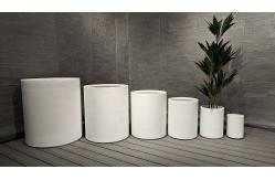 China Durable Hand Carved Fiber Clay Planter Reinforced for Garden supplier