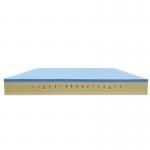 Removable Cover 3 Layer High Density Gel Foam Mattress Sleep Like Royalty