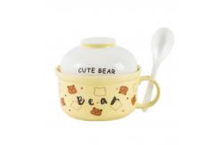 China Temperature Resistant Ceramic Bowl With High Durability And Custom Capacity supplier