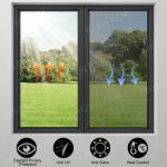 2mil Metal Mirror Building Reflective Film Roll Self Adhesive Glass Wall Tinting