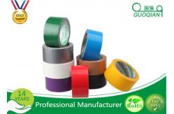 China Natural Rubber Blue Dark Brown Duct Tape Polyethylene Material Custom Size supplier
