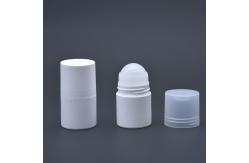 China Cylinder Shape Empty Roll On Deodorant Containers With PP Roller Ball supplier