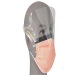 Anti Fog 3 Ply Disposable Face Mask With Transparent Plastic Visor Fluid Repellent for sale